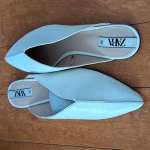 Pointed Zara snake print flats. Size 39